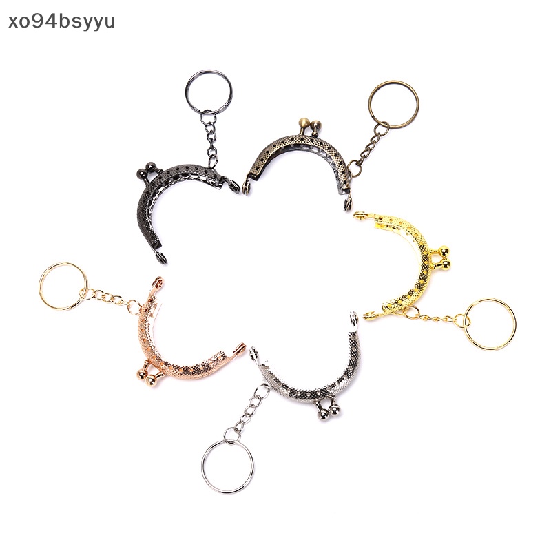 1 Khung Kim Loại Xo94Bsyu 5cm Gắn Ví / Móc Khóa DIY