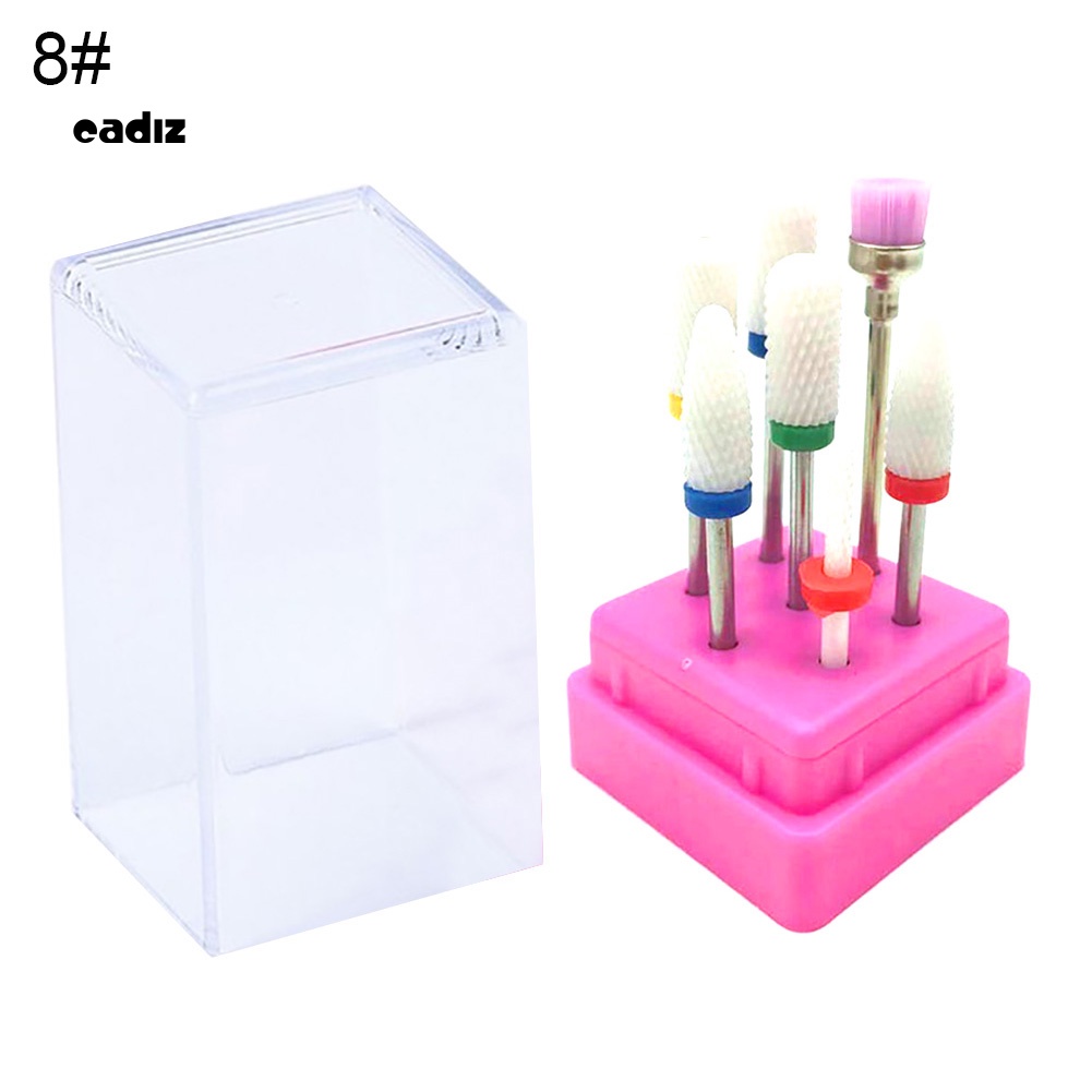 Bộ 7 Mũi Khoan Móng Tay Bằng Thép Vonfram Tiện Dụng Bits