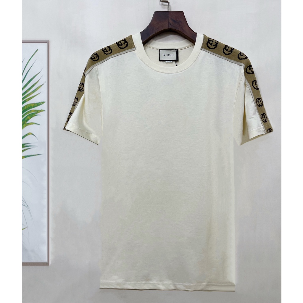 Áo Thun Nam Ngắn Tay Cổ Thuyền Gucc1