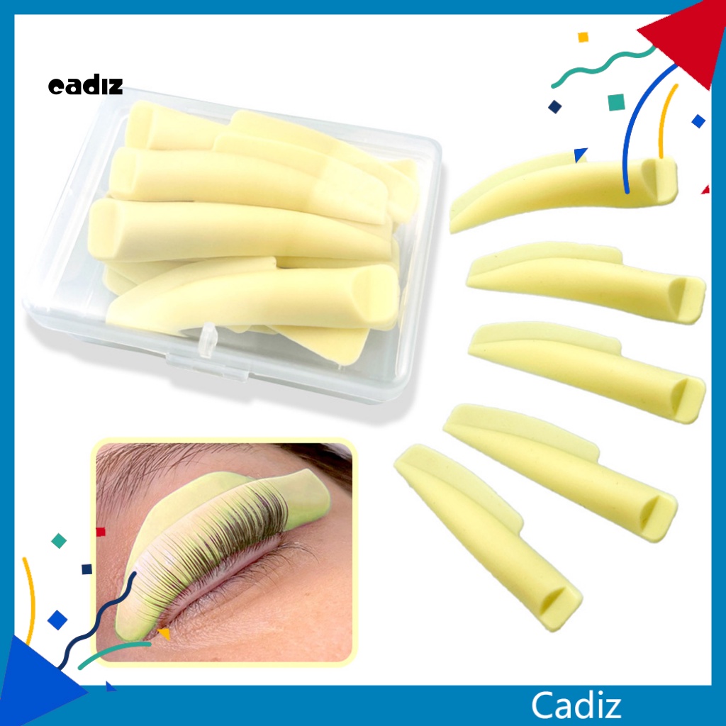 1 Hộp Miếng Đệm Silicon Siêu Mềm Thân Thiện Với Môi Trường Hỗ Trợ Uốn Cong Lông Mi