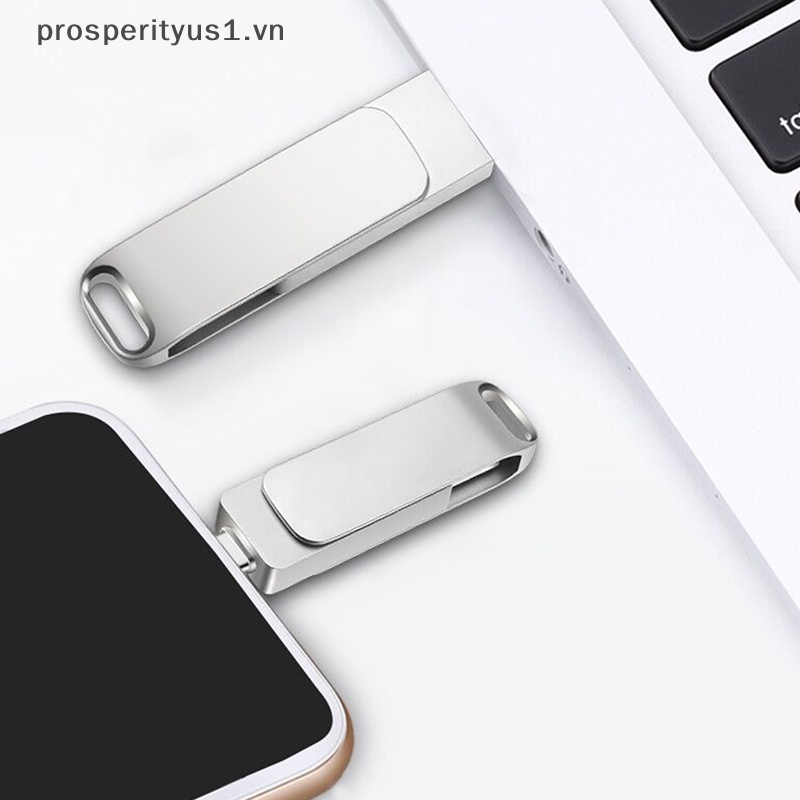 Ổ Đĩa Flash Hai Cổng USB Type c USB2.0 Hiệu Suất Cao Cho Điện Thoại Di Động / Máy Tính