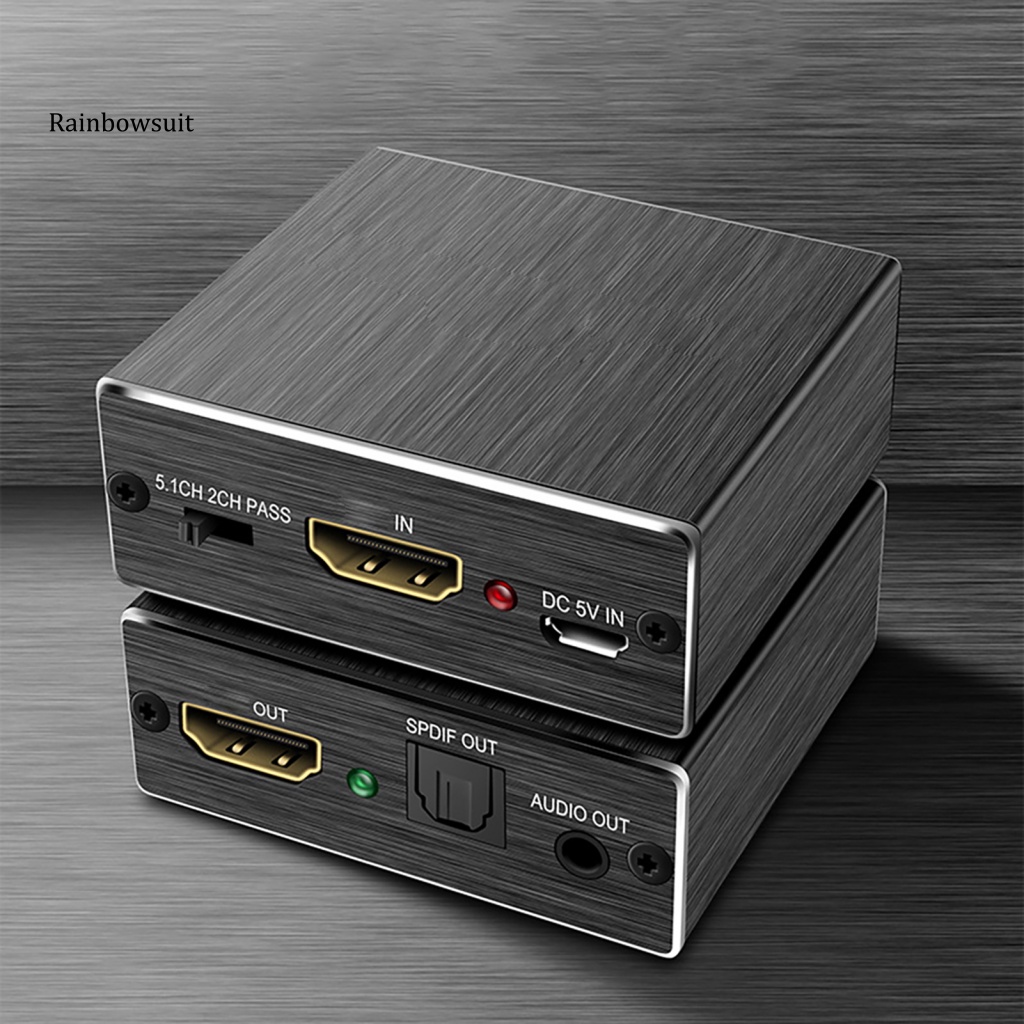 Bộ Chuyển Đổi Âm Thanh HDMI Sang SPDIF + R / L 5.1 Quang Học 4K 2K