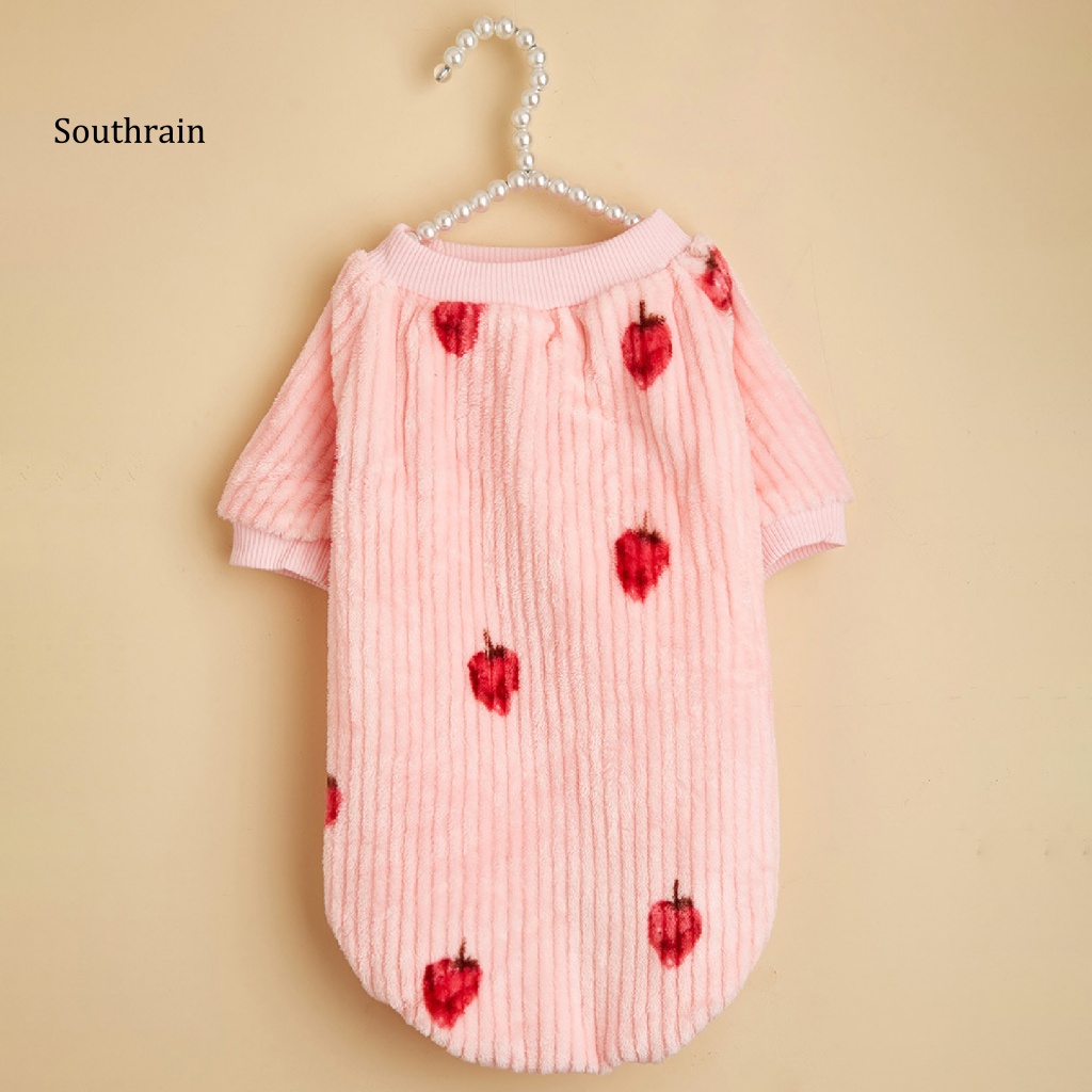 Áo Khoác Polyester In Họa Tiết Hoạt Hình Chống Mài Mòn Thời Trang Thu Đông Cho Thú Cưng