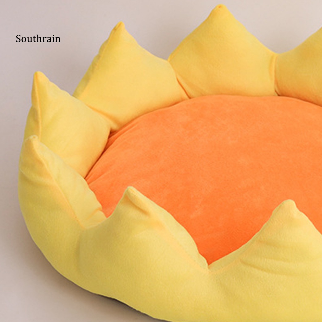 Giường Ngủ Vải Bông Kennels Tròn Dài Siêu Mỏng Có Thể Giặt Rửa Cho Thú Cưng