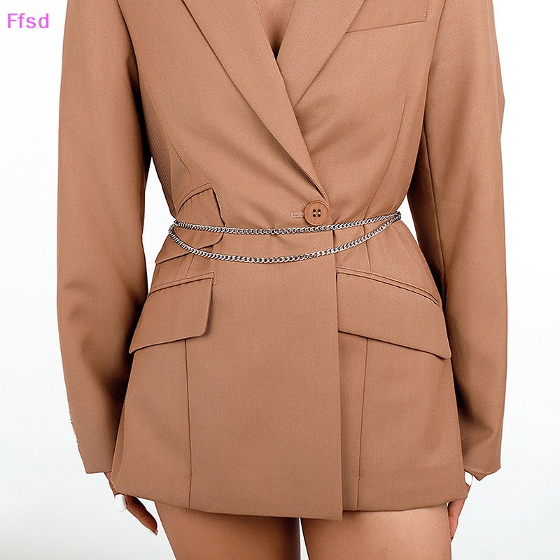 {Ffsd} Dây Chuyền Cơ Thể Bằng Hợp Kim Mỏng Nhiều Lớp Đơn Giản Thời Trang Cho Nữ * Bán Chạy