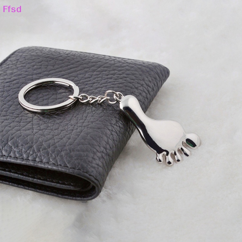 {Ffsd} Móc Khóa Kim Loại Mạ Bạc Chất Lượng Cao Cá Tính Làm Quà Tặng * Bán Chạy