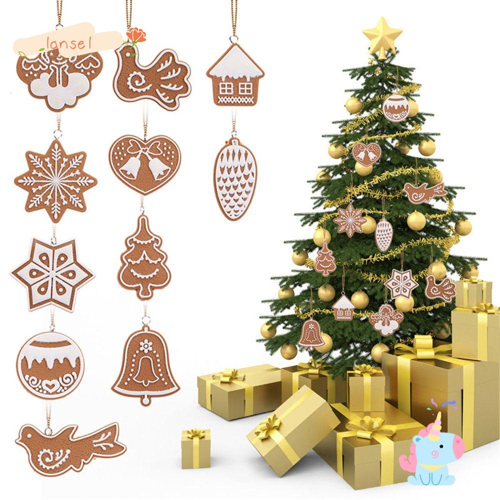 Set 6 / 11 Mặt Dây Treo Dùng Trang Trí Giáng Sinh Độc Đáo Dễ Thương