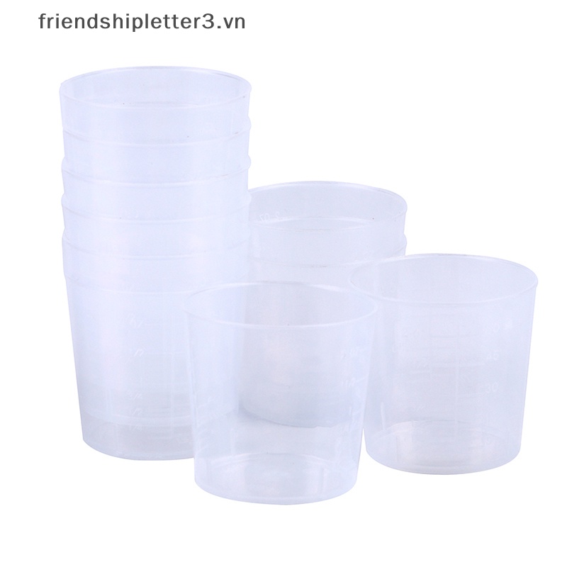Set 10 Cốc Nhựa Đo Lường 60ML