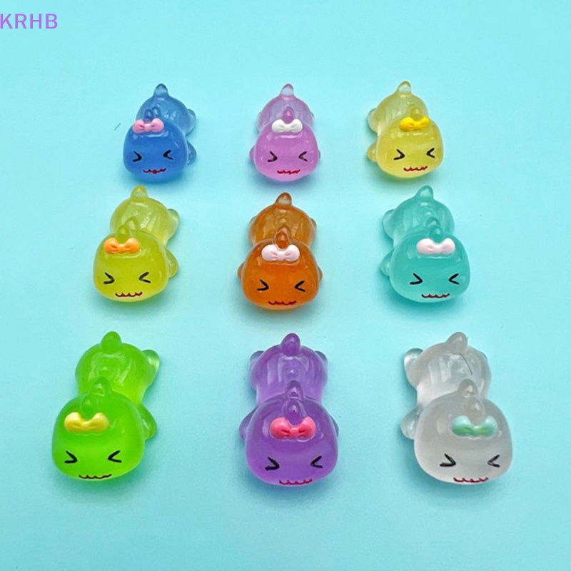 Krhb Set 5 Tượng Nhỏ Phát Sáng Trong Bóng Tối Trang Trí Tiểu Cảnh Craf Mới