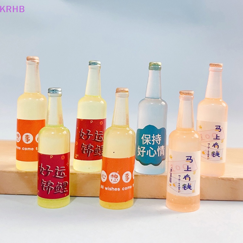 Set 5 Chai Nhựa Phát Quang Dùng Để Làm Đồ Trang Sức Thủ Công Trang Trí Nhà Búp Bê Mới