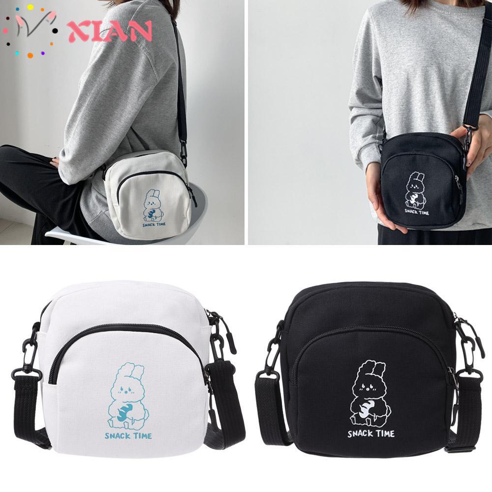 Xiantin Túi Xách Du Lịch Đeo Vai Bằng Vải Canvas Thời Trang