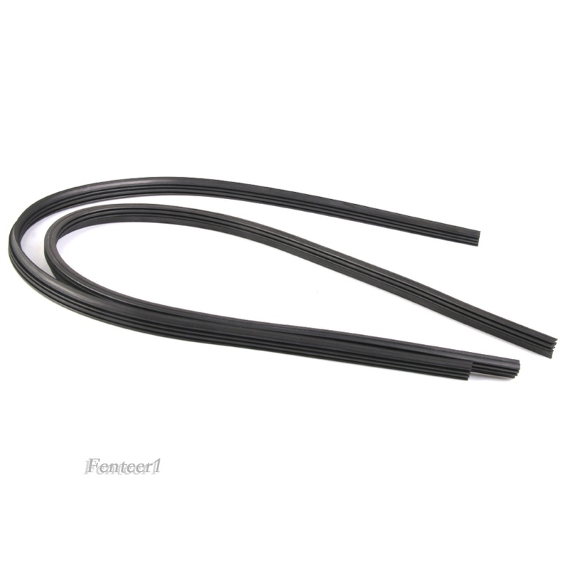 Set 2 Lưỡi Gạt Nước Cao Su 6mm 26 &quot;Không Khung Thông Dụng Cho Cần Gạt Nước Xe Hơi