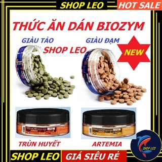 Thức ăn dán BioZym cao cấp - Cám viên dán cho cá cảnh - cám dán viên tảo- viên thịt- thức ăn dán thủy sinh - shopleo