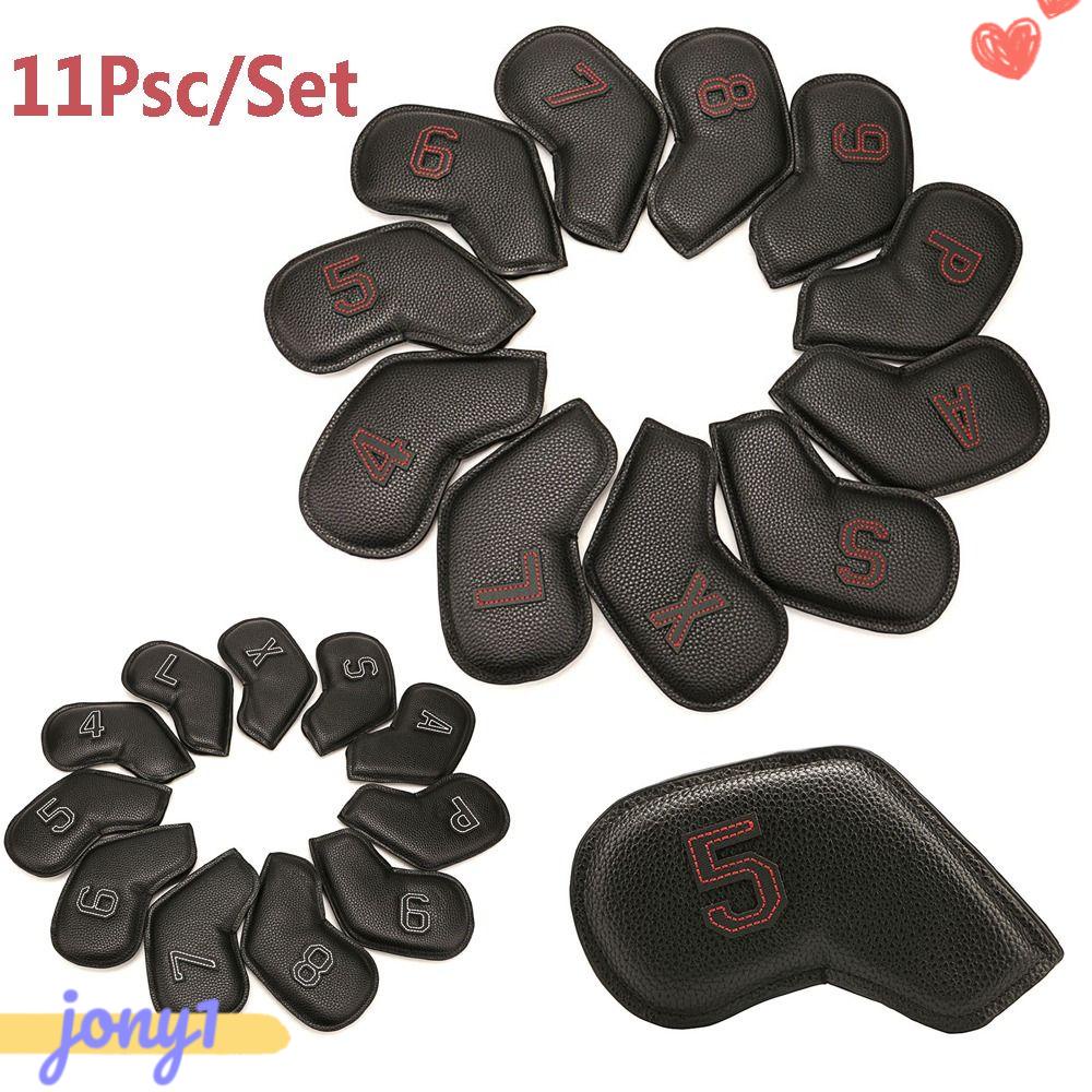 Set 11 Vỏ Bọc Gậy Đánh Golf Bằng Da PU Hai Mặt