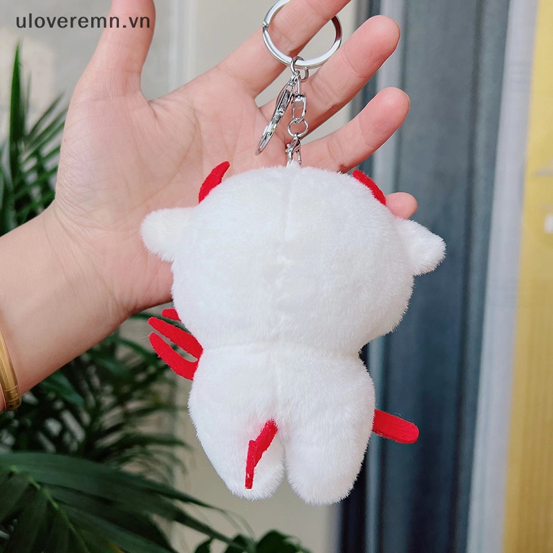 1 Móc Khóa Hình Cá Ngựa Nhồi Bông Đáng Yêu 12cm