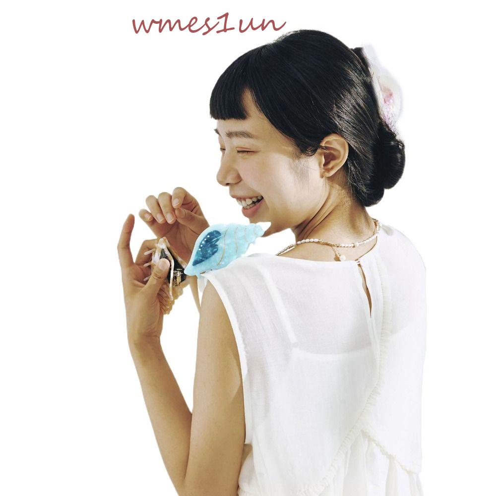 Kẹp Tóc Móng Vuốt Hình Trái Tim Dễ Thương WMES15H Acetate Phong Cách Hàn Quốc|Kẹp Tóc Thiết Kế Đơn Giản Thời Trang Cho Nữ