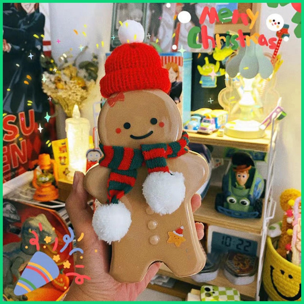 Bình Nước 500ml An Toàn Họa Tiết Giáng Sinh Dễ Thương