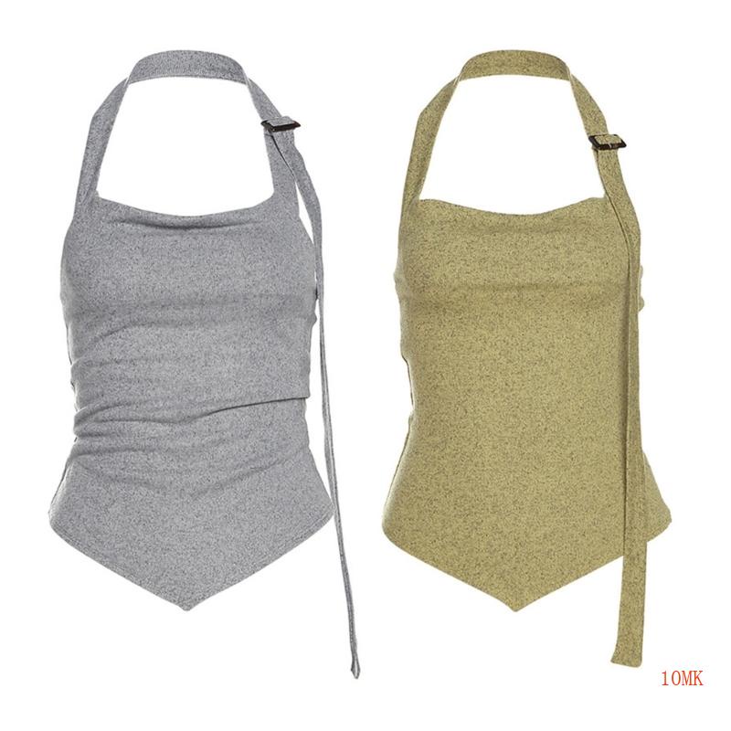 Áo Croptop Sát Nách Y2K Siêu Nhẹ Có Dây Điều Chỉnh Được Thời Trang Tiệc Tùng Cho Nữ