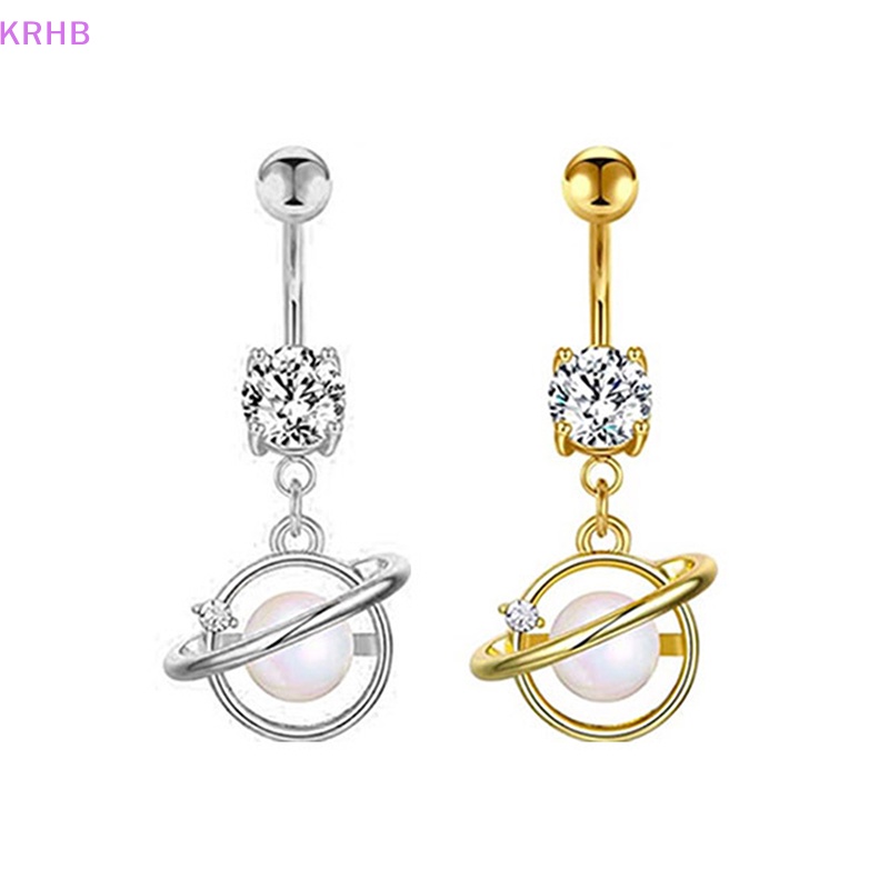 Khuyên Rốn Bằng Thép Không Gỉ Hình Trăng Sao Cho Nữ Mới