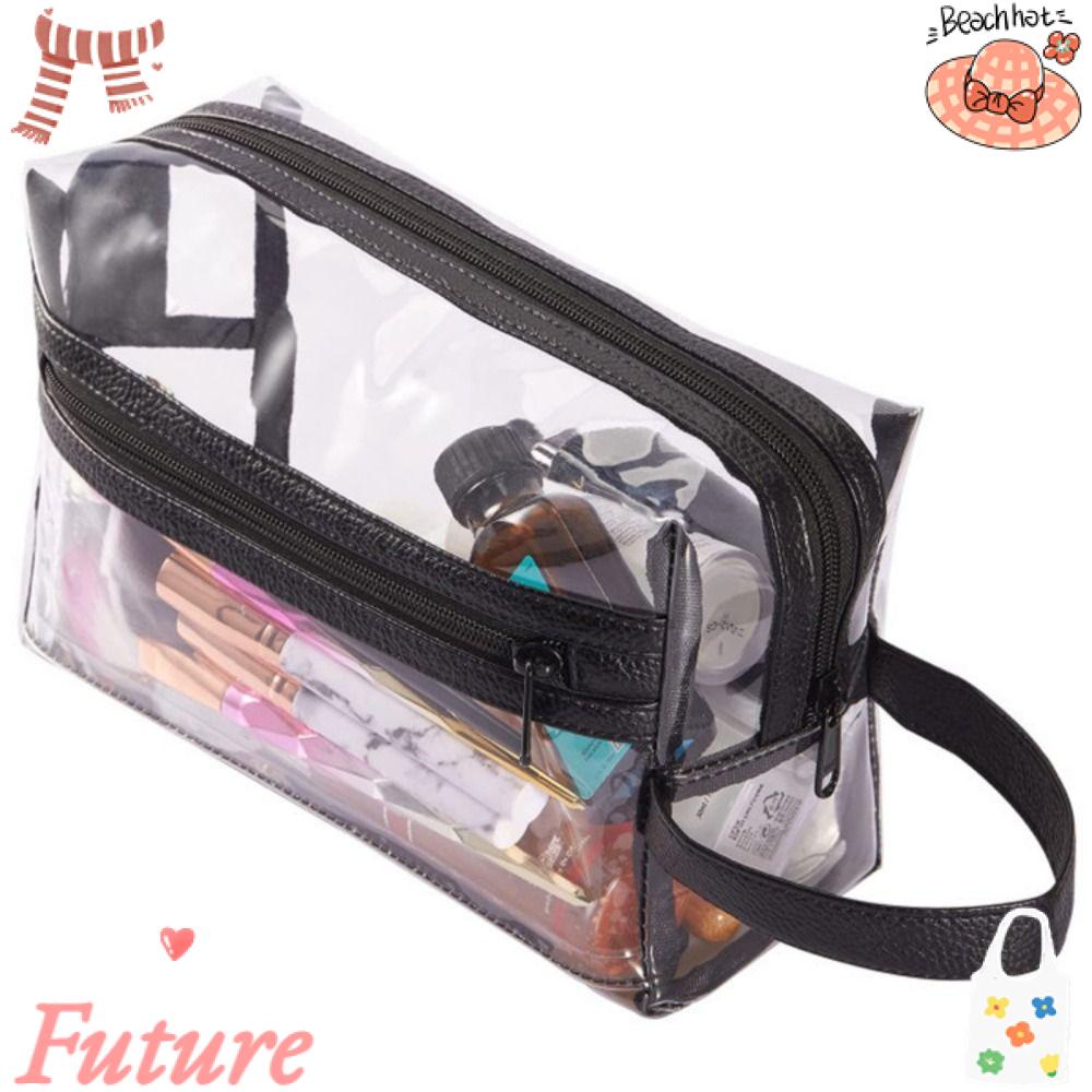 Túi Đựng Mỹ Phẩm Bằng PVC Có Khóa Kéo Tiện Dụng