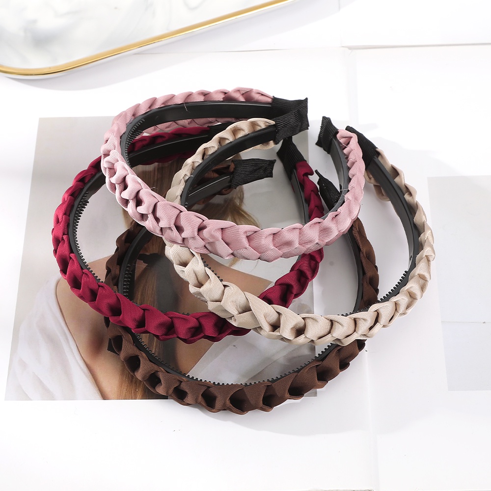 Dây Buộc Tóc Trang Trí Ruy Băng Lưới Thắt Bím Phong Cách Hàn Quốc Thời Trang Cho Nữ
