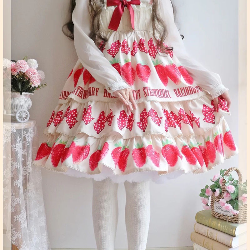 Váy Gạc Mềm Không Xương Hóa Trang Lolita Đám Mây Hỗ Trợ Mặc Hàng Ngày