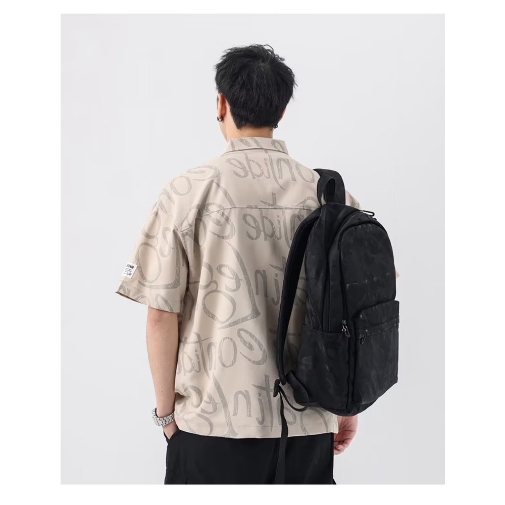 Áo Thun polo Ngắn Tay Phong Cách Retro Thời Trang Cho Nam