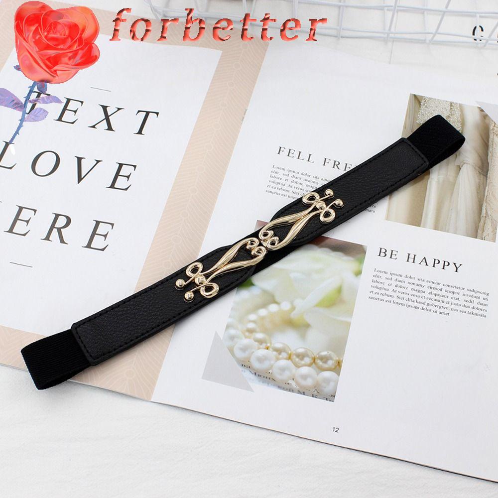 Thắt Lưng Da PU Thiết Kế Cổ Điển Thanh Lịch Dễ Phối Đồ Dành Cho Nữ