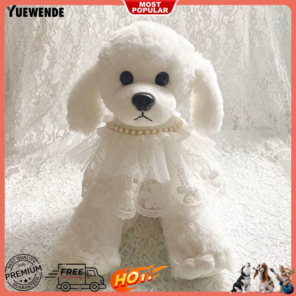 Vòng Cổ YQ.E Đính Ngọc Trai Giả Thanh Lịch Có Thể Điều Chỉnh Cho Thú Cưng