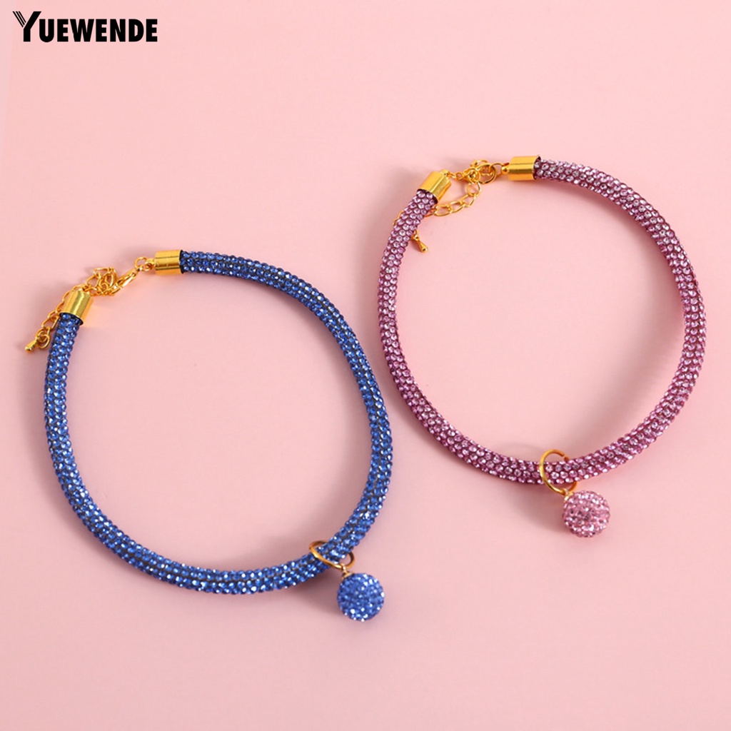 Vòng Cổ Nhiều Màu Sắc Đính Đá Cho Thú Cưng