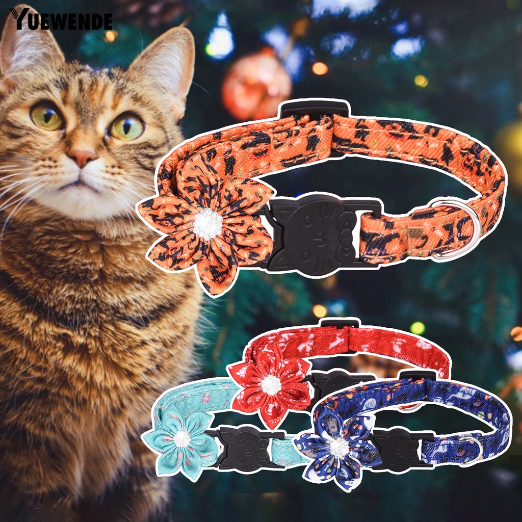 Yq.e Phụ Kiện Dây Đeo Cổ Thú Cưng Hình Hoa Hướng Dương Dẻo Dễ Thương