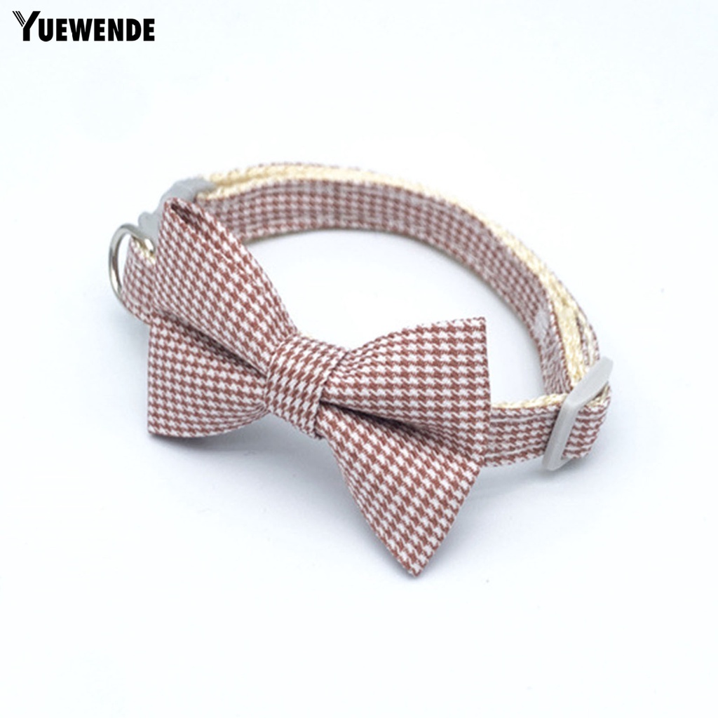 Yq.e Vòng Cổ Trang Sức Cún Cưng Thắt Nơ Xinh Đẹp Có Thể Điều Chỉnh Trang Sức Chụp Ảnh