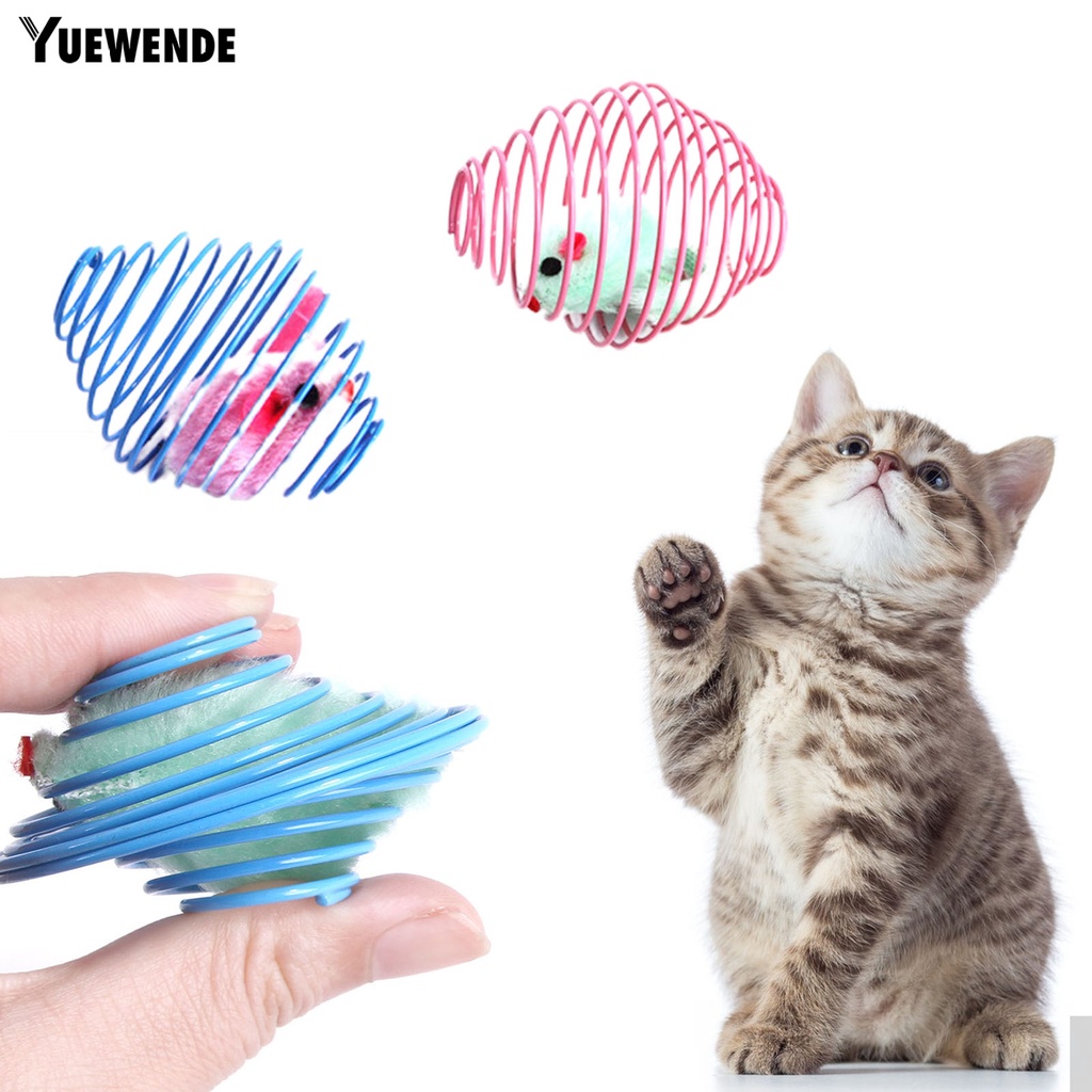 Set 6 Quả Bóng Gắn Chuột Giả Đồ Chơi Cho Mèo Cưng