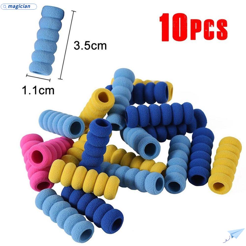 Set 10 Vỏ Bọc Bút Thêu Thủ Công Chống Trượt Giá Đỡ