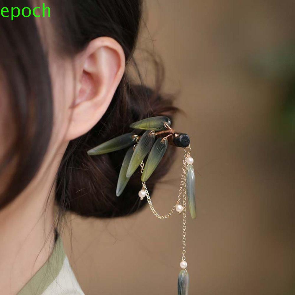 Epoch Trâm Cài Tóc Hình Chiếc Lá Phong Cách Trung Hoa Cổ Điển Dành Cho Nữ