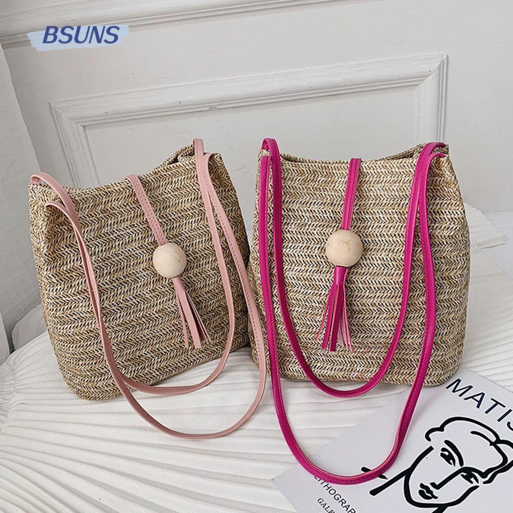 Túi Xách Đan Rơm Thời Trang Mùa Hè Cho Nữ