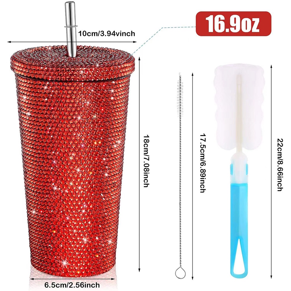 Telegance redefined: Tumblers Khảm Đá Bằng Thép Không Gỉ Dát Đá Lấp Lánh Và Ấn Tượng Lâu Trôi diy