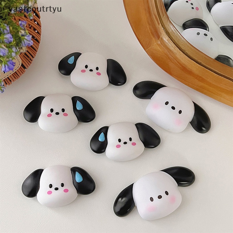 Miếng Dán Silicon Hình Chú Chó Hoạt Họa 3D Dễ Thương Dùng Trang Trí Điện Thoại / Máy Tính / Cốc Nước