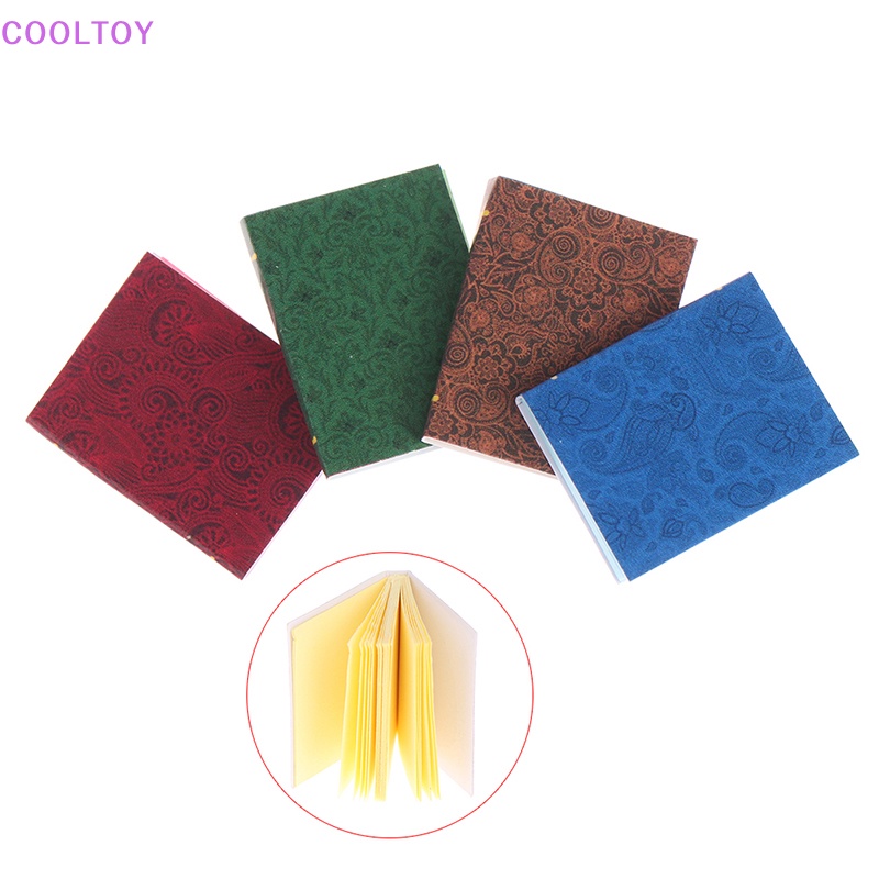 Set 4 Mô Hình Cuốn Sách 1 / 12 Dùng Để Trang Trí Nhà Búp Bê