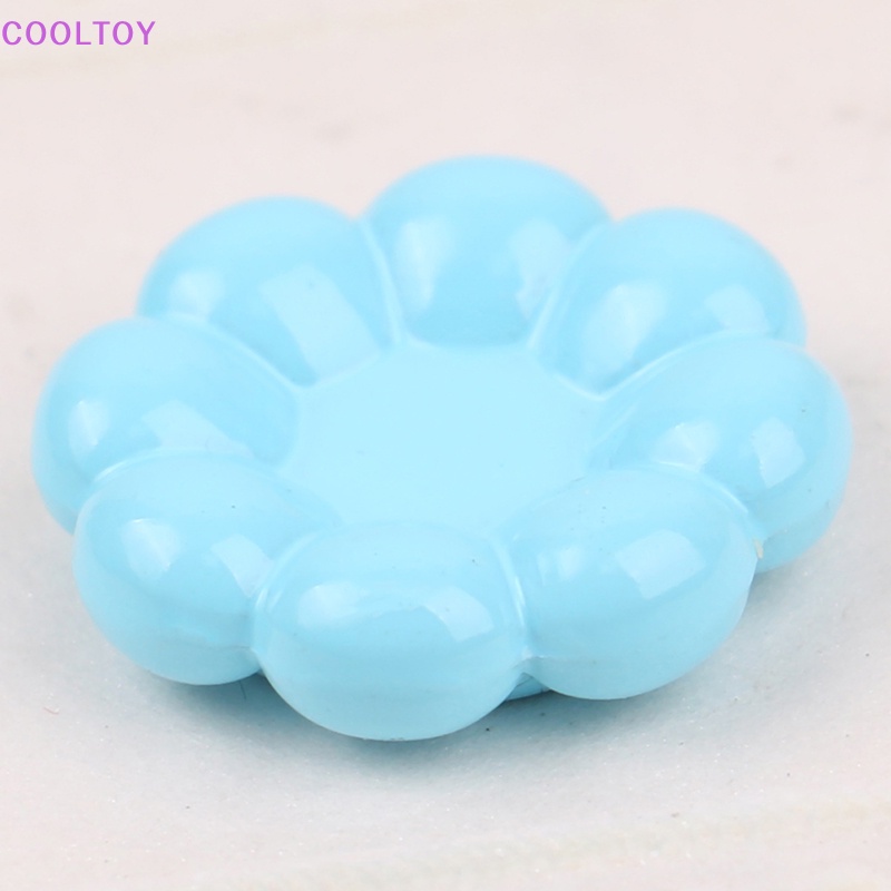 1 Bộ Tách Uống Cà Phê / Đĩa Hoa Trang Trí Nhà Búp Bê DIY