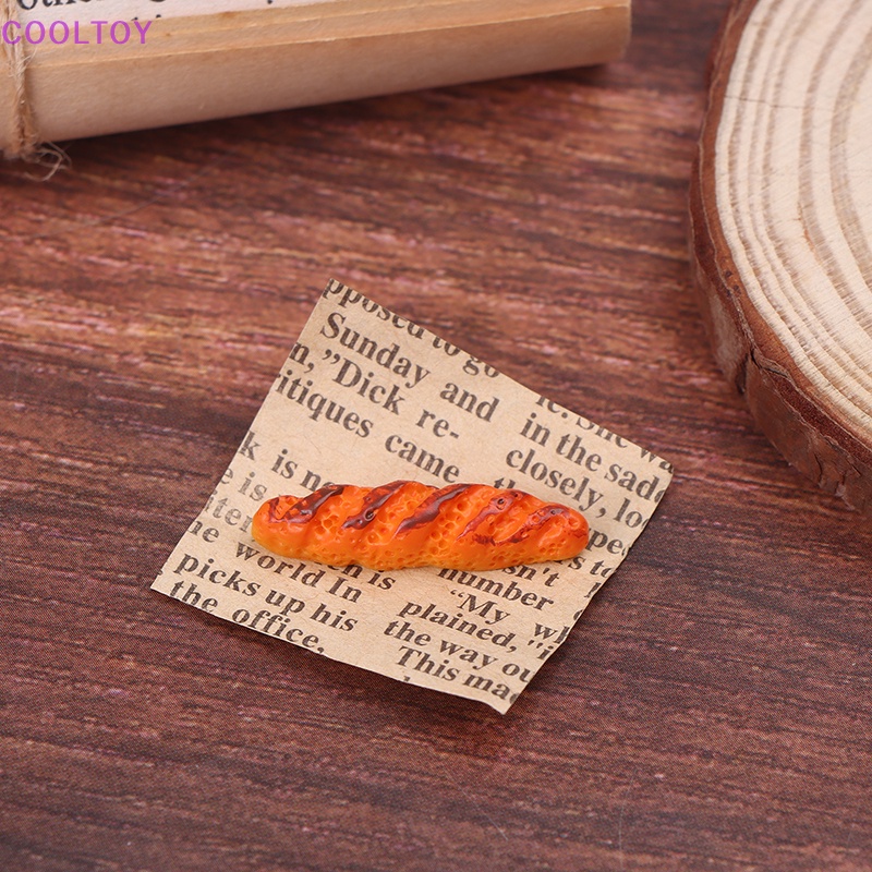 Cooltoy Mô Hình Bánh Mì Baguette Mini Tỉ Lệ 1: 12 Trang Trí Nhà Búp Bê