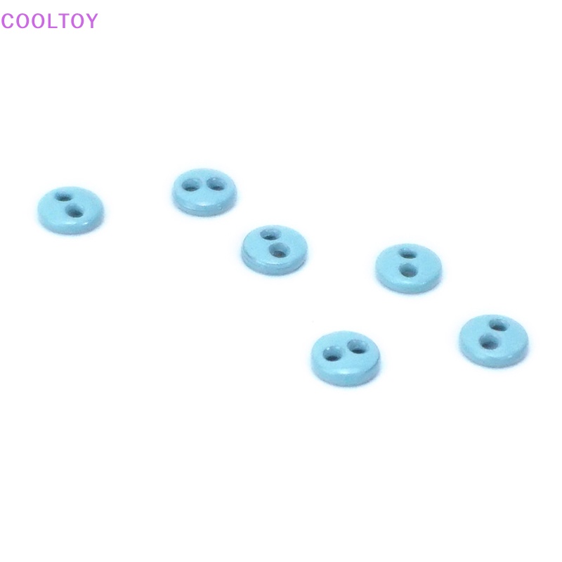 Set 10 Nút Tròn Mini Nhiều Màu Sắc Làm Đồ Chơi Búp Bê