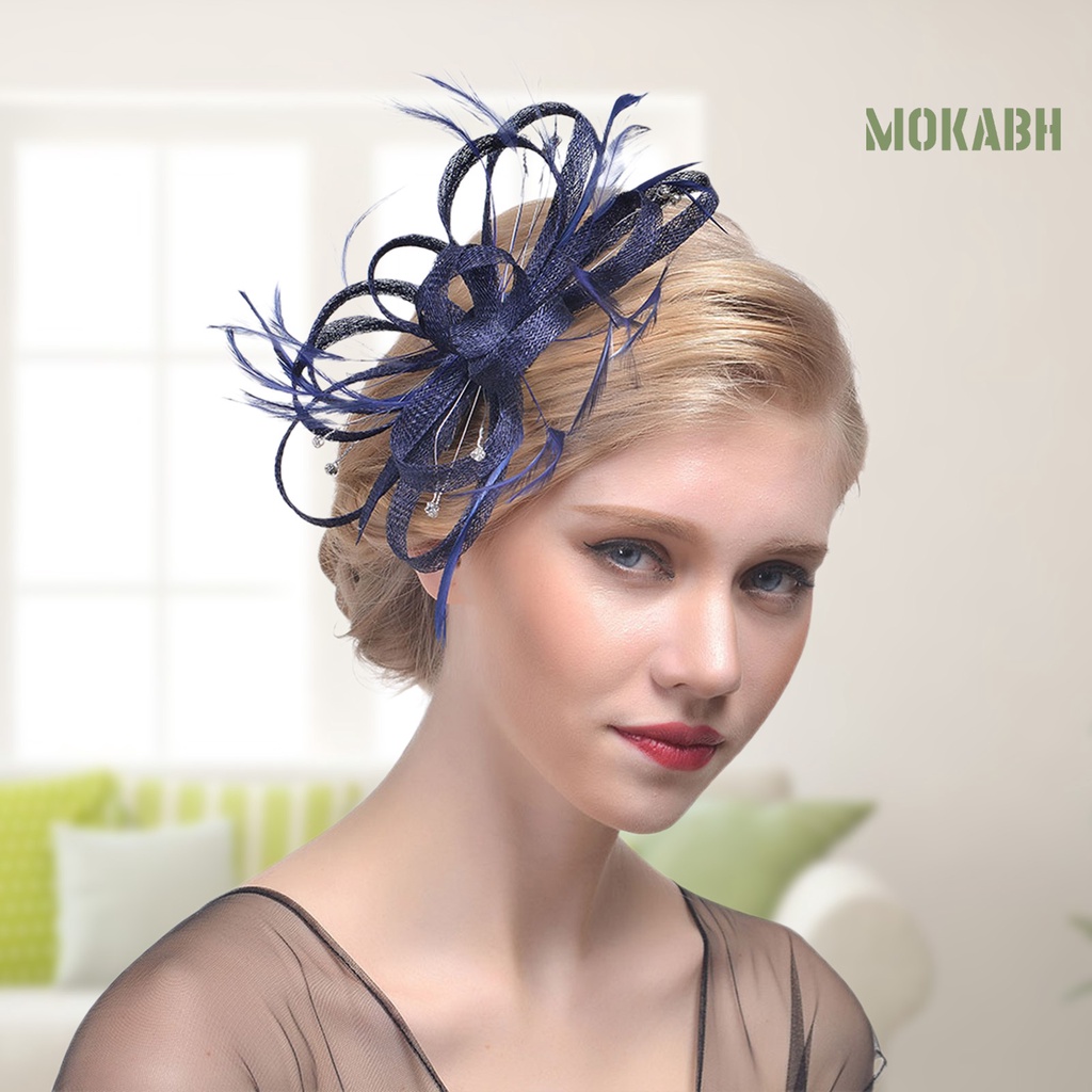 Trâm Cài Tóc Đính Đá Hình Bông Hoa Phong Cách Vintage Dành Cho Cô Dâu