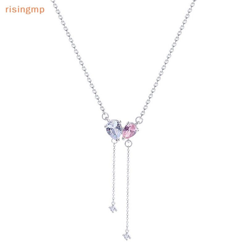 Vòng cổ Mặt Hình Trái Tim Đính Đá Zircon Thời Trang Cho Nữ