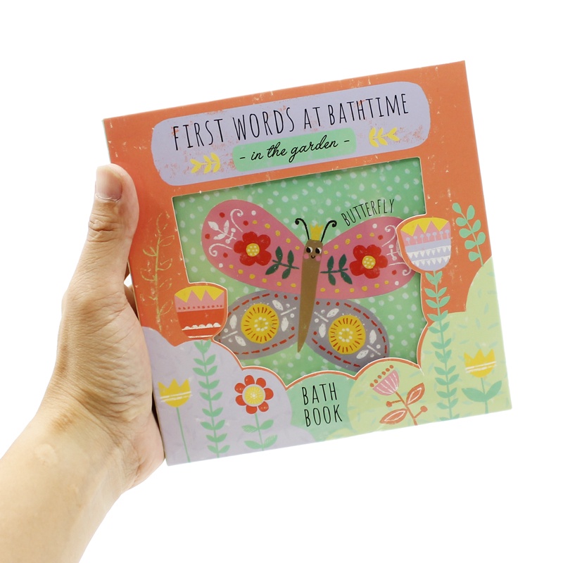 Bath Book In A Box - First Words At Bathtime In The Garden