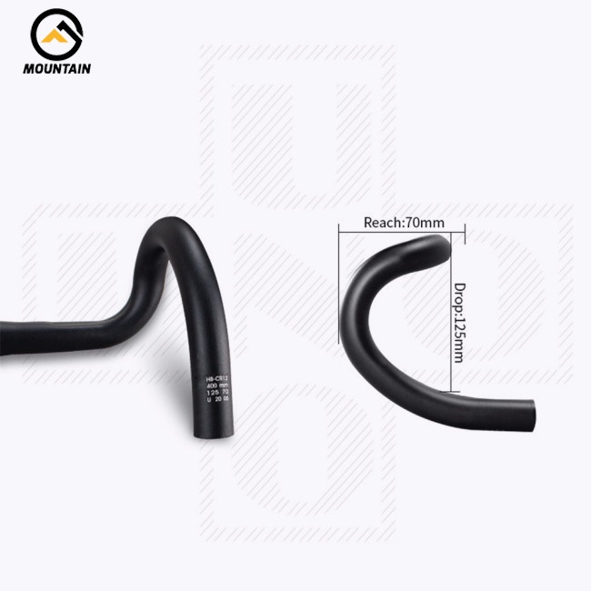 Ghi Đông Xe Đạp Leo Núi Bằng Hợp Kim Nhôm Siêu Nhẹ 31.8mm 380 / 400 / 420