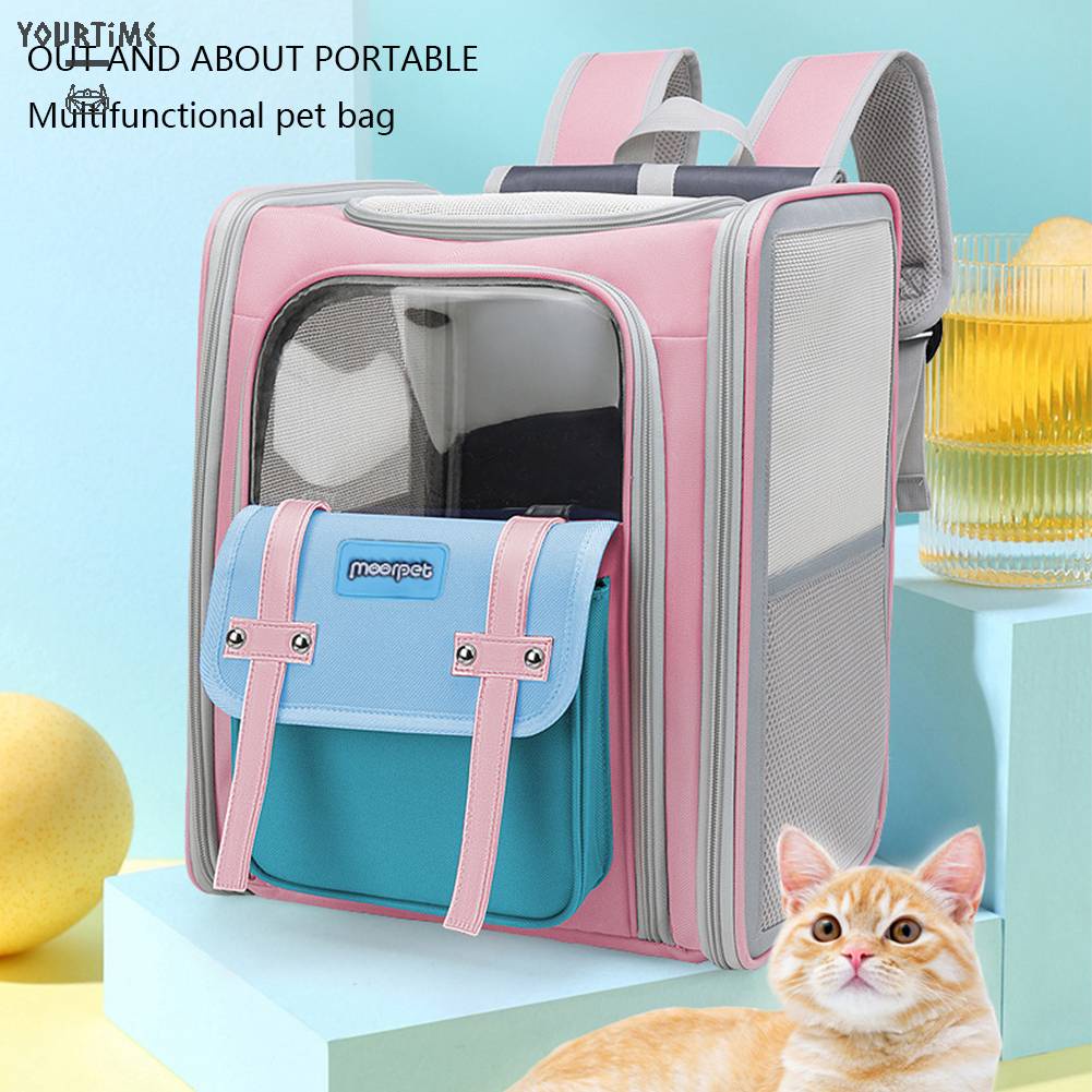 Ba Lô Địu Thú Cưng Thoáng Khí Thoải Mái Tiện Dụng