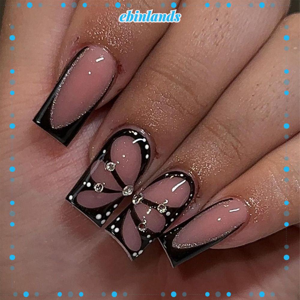 Set 24 Móng Tay Giả Có Thể Tháo Rời