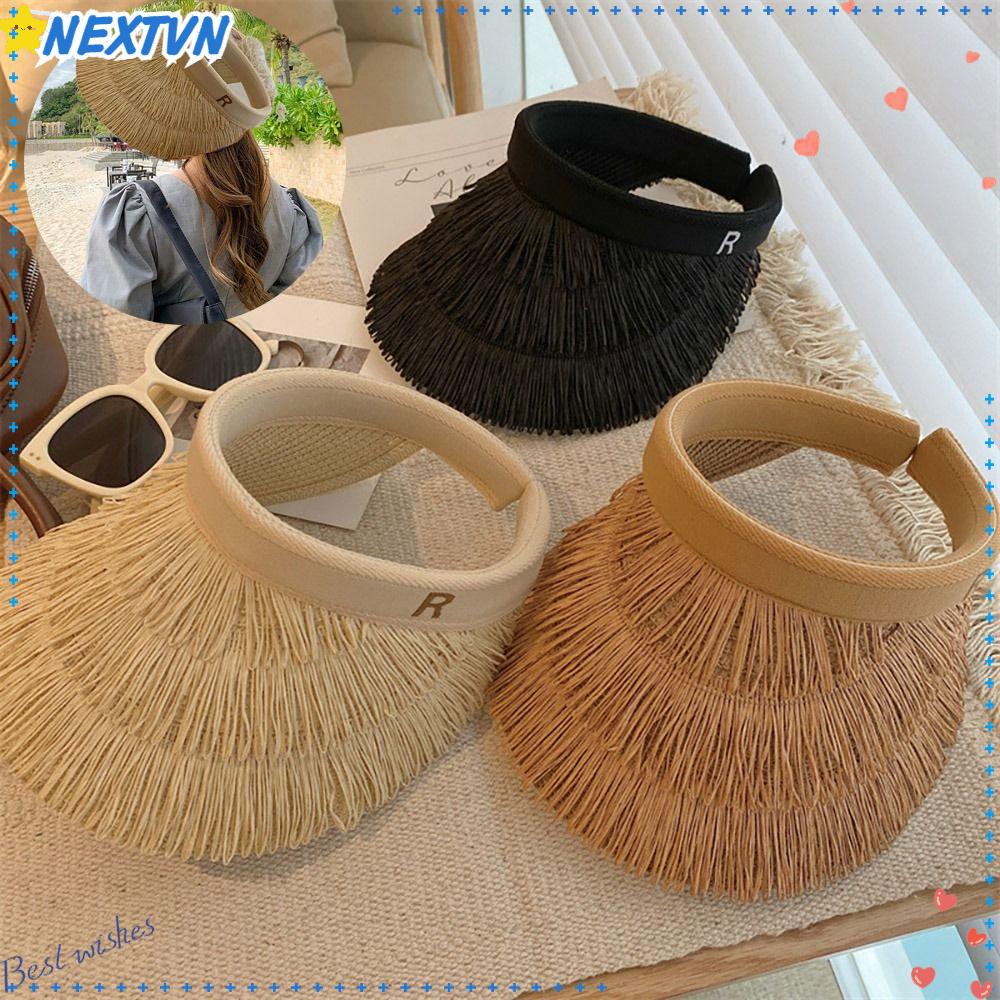 Mũ Rơm Chống Nắng Tia UV Phong Cách Thể Thao Cho Nữ