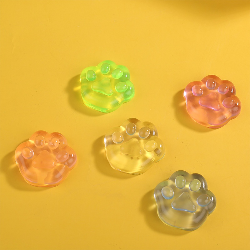 Đồ Chơi Squishy Hình Bàn Chân Mèo 3D Bằng Silicone Mềm Đồ Chơi Giảm Stress